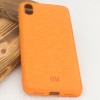 TPU чехол Textile Logo для Xiaomi Redmi 7A Оранжевый (4807)