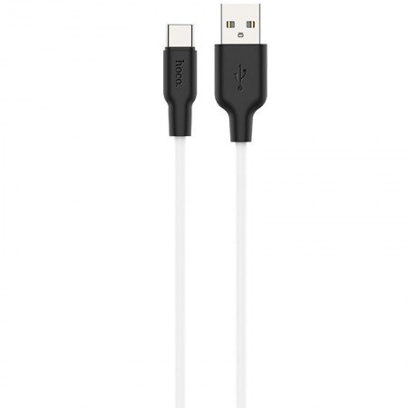 Дата кабель Hoco X21 Plus Silicone Type-C Cable (2m) Черный (14030)