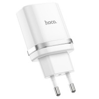 СЗУ Hoco C12Q Smart QC3.0 (1USB/3A) Білий (13749)