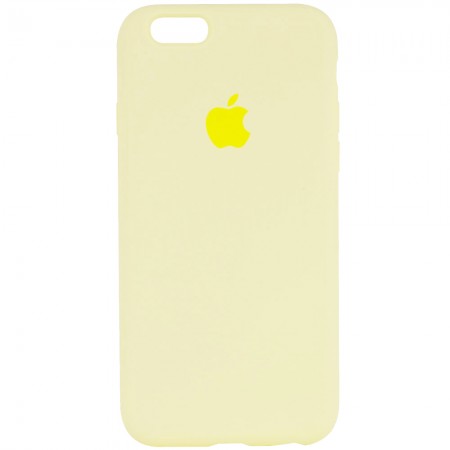 Чехол Silicone Case Full Protective (AA) для Apple iPhone 6/6s (4.7'') Жовтий (4852)