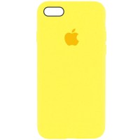 Чехол Silicone Case Full Protective (AA) для Apple iPhone 6/6s (4.7'') Жовтий (4844)