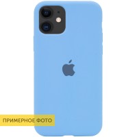 Чехол Silicone Case Full Protective (AA) для Apple iPhone 6/6s (4.7'') Блакитний (4850)