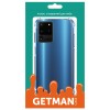 TPU чехол GETMAN Ease с усиленными углами для Samsung Galaxy S20 Ultra Прозрачный (4888)