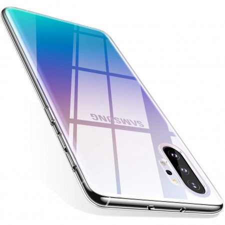 TPU чехол Epic Transparent 1,0mm для Samsung Galaxy Note 10 Plus Білий (4891)