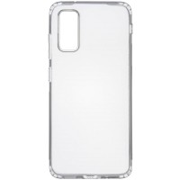 TPU чехол GETMAN Transparent 1,0 mm для Samsung Galaxy S20 Білий (4894)