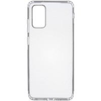 TPU чехол GETMAN Transparent 1,0 mm для Samsung Galaxy S20+ Білий (4896)