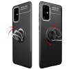 TPU чехол Deen ColorRing под магнитный держатель (opp) для Samsung Galaxy A71 Черный (4935)