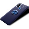 TPU чехол Deen ColorRing под магнитный держатель (opp) для Samsung Galaxy M30s / M21 Синий (4953)