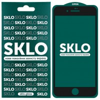 Защитное стекло SKLO 5D (full glue) для Apple iPhone 7 / 8 / SE (2020) (4.7'') Чорний (19217)
