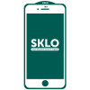 Защитное стекло SKLO 5D (full glue) для Apple iPhone 7 / 8 / SE (2020) (4.7'') Білий (20629)