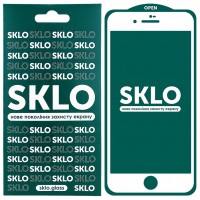 Защитное стекло SKLO 5D (full glue) для Apple iPhone 7 plus / 8 plus (5.5'') Білий (17860)