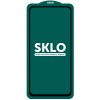 Защитное стекло SKLO 5D (full glue) для Samsung Galaxy A11 Чорний (13429)