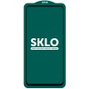 Защитное стекло SKLO 5D (full glue) для Samsung Galaxy A21 / A21s Чорний (13430)