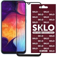 Защитное стекло SKLO 3D (full glue) для Samsung A20 / A30 / A30s / A50/A50s/M30 /M30s/M31/M21/M21s Черный (19590)