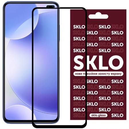 Защитное стекло SKLO 3D (full glue) для Xiaomi K30 / Poco X3 NFC / Poco X3/Mi 10T/Mi 10T Pro/X3 Pro Чорний (19591)
