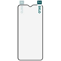 Гибкое защитное стекло SKLO Nano (тех.пак) для Xiaomi Redmi Note 8T Черный (17112)