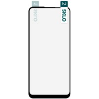 Гибкое защитное стекло SKLO Nano (тех.пак) для Samsung Galaxy A11 Черный (13452)