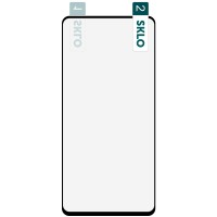 Гибкое защитное стекло SKLO Nano (тех.пак) для Samsung Galaxy A21 / A21s Черный (13453)