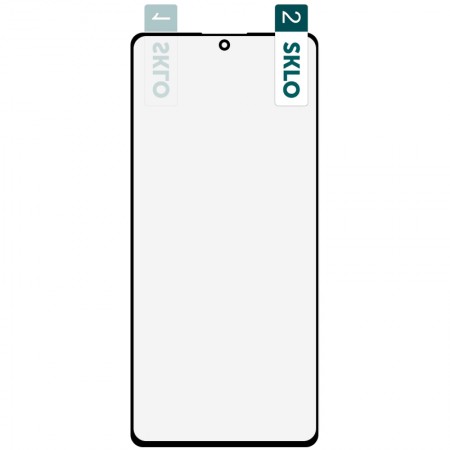 Гибкое защитное стекло SKLO Nano (тех.пак) для Samsung Galaxy S10 Lite Чорний (13454)