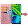 Кожаный чехол (книжка) Art Case с визитницей для Xiaomi Mi Note 10 / Note 10 Pro / Mi CC9 Pro Розовый (4972)