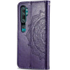 Кожаный чехол (книжка) Art Case с визитницей для Xiaomi Mi Note 10 / Note 10 Pro / Mi CC9 Pro Фіолетовий (4971)
