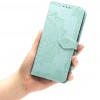 Кожаный чехол (книжка) Art Case с визитницей для Xiaomi Mi 10 / Mi 10 Pro Бірюзовий (16148)