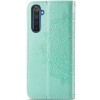 Кожаный чехол (книжка) Art Case с визитницей для Realme 6 Pro Бирюзовый (19840)