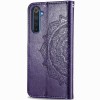 Кожаный чехол (книжка) Art Case с визитницей для Realme 6 Pro Фиолетовый (19843)