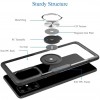 TPU+PC чехол Deen CrystalRing for Magnet (opp) для Samsung Galaxy A51 Черный (4983)