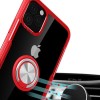 TPU+PC чехол Deen CrystalRing for Magnet (opp) для Apple iPhone 11 Pro (5.8'') Червоний (4977)