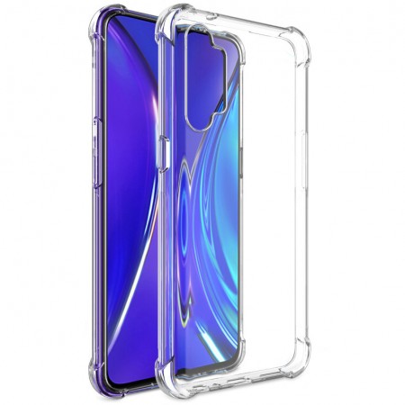 TPU чехол GETMAN Ease с усиленными углами для Realme XT Прозрачный (4994)