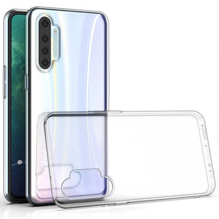 TPU чехол Epic Transparent 1,0mm для Realme XT Белый (4993)