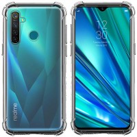 TPU чехол GETMAN Ease с усиленными углами для Realme 5 Pro Прозорий (5001)