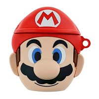 Силиконовый футляр Super Mario для наушников AirPods С рисунком (5031)
