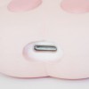 Силиконовый футляр Paw для наушников AirPods + кольцо Розовый (5033)
