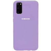 Чехол Silicone Cover Full Protective (AA) для Samsung Galaxy S20 Бузковий (29038)