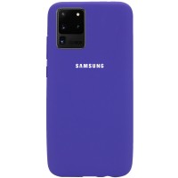 Чехол Silicone Cover Full Protective (AA) для Samsung Galaxy S20 Ultra Фіолетовий (31955)