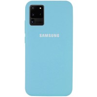 Чехол Silicone Cover Full Protective (AA) для Samsung Galaxy S20 Ultra Блакитний (31952)