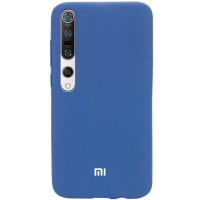 Чехол Silicone Cover Full Protective (AA) для Xiaomi Mi 10 / Mi 10 Pro Синій (5047)