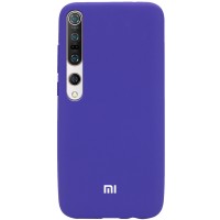 Чехол Silicone Cover Full Protective (AA) для Xiaomi Mi 10 / Mi 10 Pro Фіолетовий (17324)