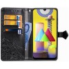 Кожаный чехол (книжка) Art Case с визитницей для Samsung Galaxy M31 Чорний (5068)