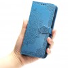Кожаный чехол (книжка) Art Case с визитницей для Xiaomi Redmi Note 9s / Note 9 Pro / Note 9 Pro Max Синий (13159)