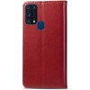 Кожаный чехол книжка GETMAN Gallant (PU) для Samsung Galaxy M31 Червоний (5084)