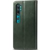 Кожаный чехол книжка GETMAN Gallant (PU) для Xiaomi Mi Note 10 / Note 10 Pro / Mi CC9 Pro Зелений (5090)