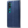 Кожаный чехол книжка GETMAN Gallant (PU) для Xiaomi Mi Note 10 / Note 10 Pro / Mi CC9 Pro Синій (5092)