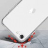 TPU чехол Epic Transparent 1,0mm для Apple iPhone SE (2020) / 7 / 8 Білий (15531)