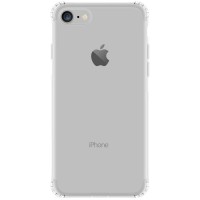 TPU чехол GETMAN Transparent 1,0 mm для Apple iPhone SE (2020) / 7 / 8 Білий (5104)