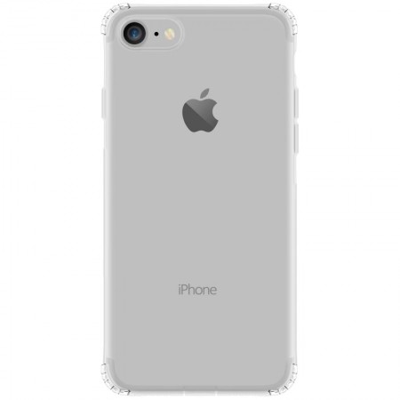 TPU чехол GETMAN Transparent 1,0 mm для Apple iPhone SE (2020) / 7 / 8 Белый (5104)