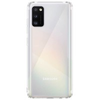TPU чехол GETMAN Transparent 1,0 mm для Samsung Galaxy A41 Білий (5105)