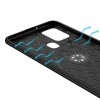 TPU чехол Deen ColorRing под магнитный держатель (opp) для Samsung Galaxy M31 Черный (5123)